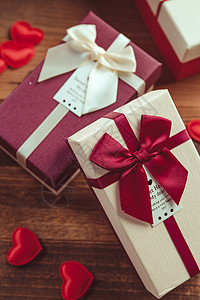 情人节礼物红色婚礼布置高清图片