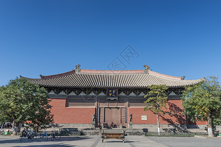 山西大同善化寺古建筑寺庙图片