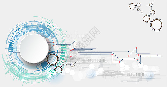 简洁机械感科技背景高清图片