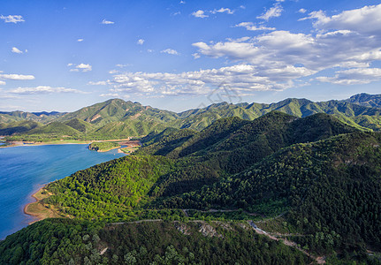 北京郊区金海湖景区背景