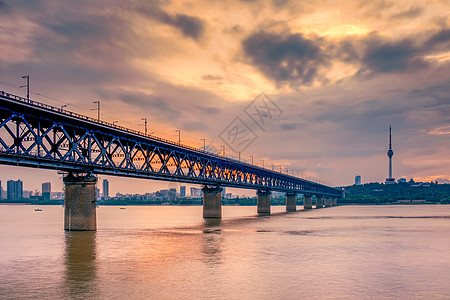 武汉长江大桥高清图片