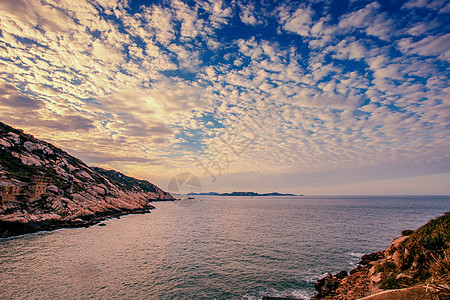 东极岛日落东极岛背景