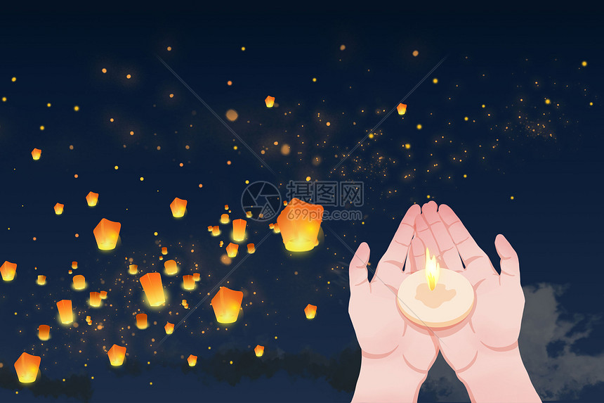 祈福许愿图片素材-正版创意图片500543860-摄图网