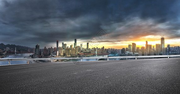 车马路重庆城市公路背景