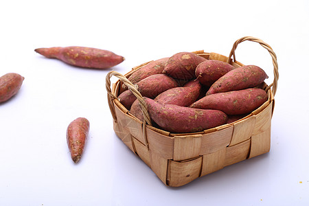 红薯红薯白底漳州图片素材