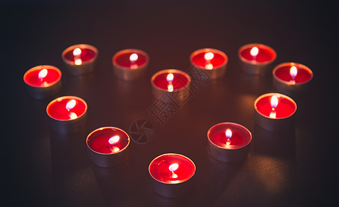 521情人节爱情浪漫爱心许愿蜡烛背景