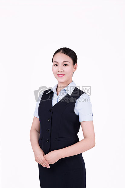 职业美女女性客服形象图片