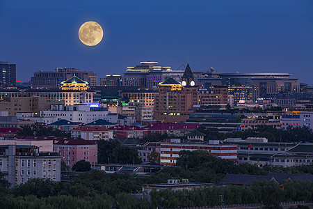 中国传统节日中秋北京背景