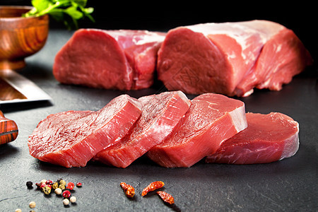 牛肉切制肉高清图片素材