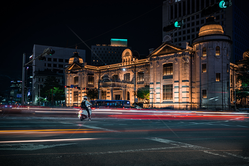 首尔街景图片