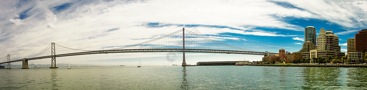 美国旧金山大桥旧金山的桥背景