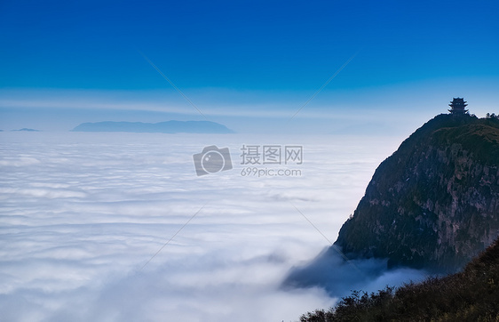 峨眉山云海图片