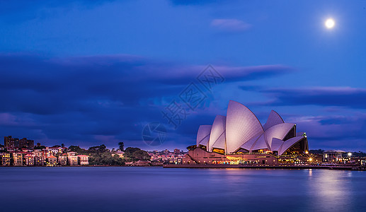 细腻歌剧院悉尼歌剧院背景