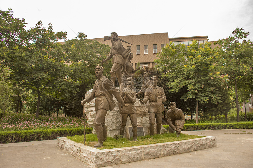 西安电子科技大学南校区风光摄影图片免费下载