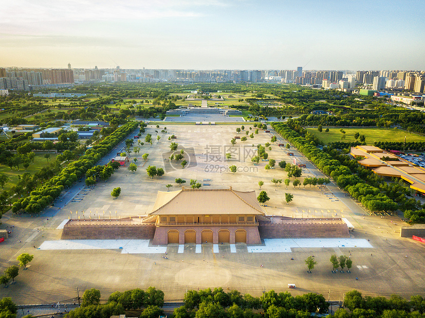 鸟瞰大明宫图片