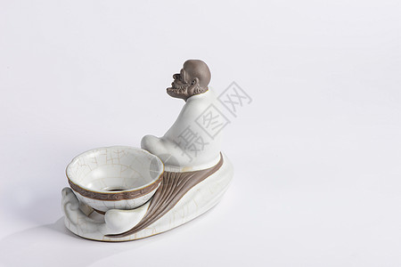 艺术茶杯 茶具背景图片