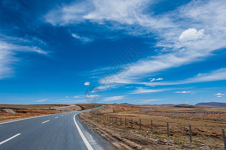 公路沿途美景高清图片