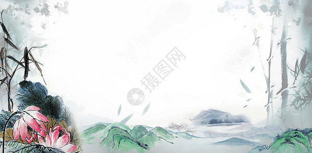 2017ppt封面中国风背景设计图片