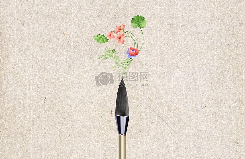 生花妙笔图片素材_免费下载_jpg图片格式_VR