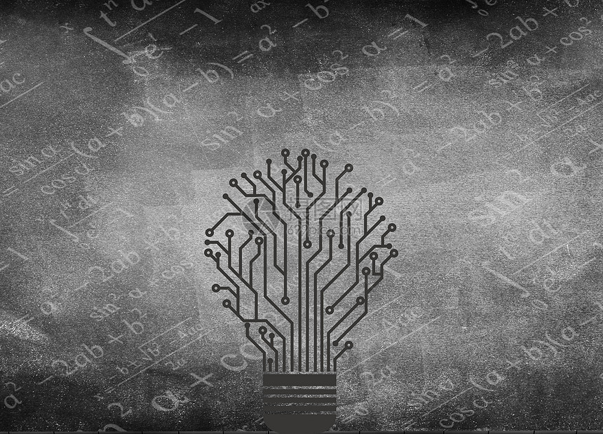 齿轮代替人脑的头部轮廓摄影图片免费下载_商