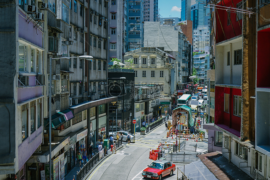 香港街道图片