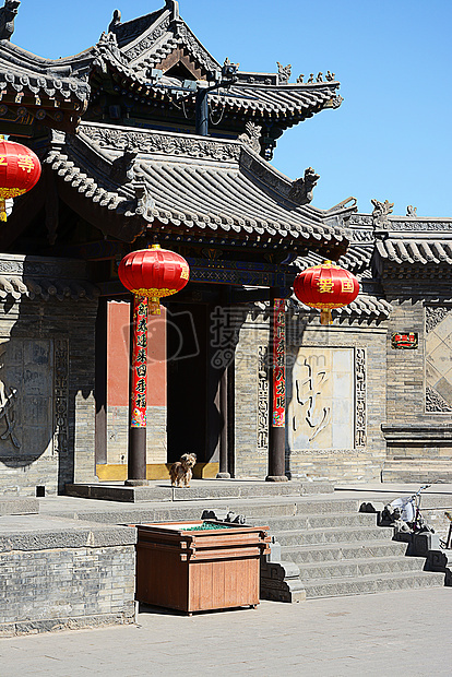 山西大同仿古建筑大门图片