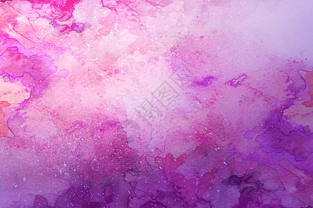 水彩背景紫色水彩高清图片