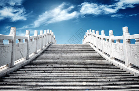 简约中式背景拱桥背景图背景