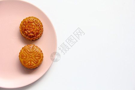 中秋节美食美味月饼背景素材图片