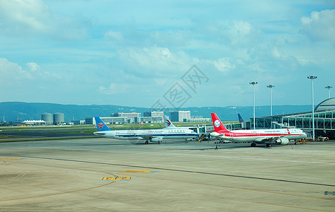 机场背景图片