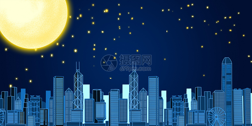 夜色背景图片