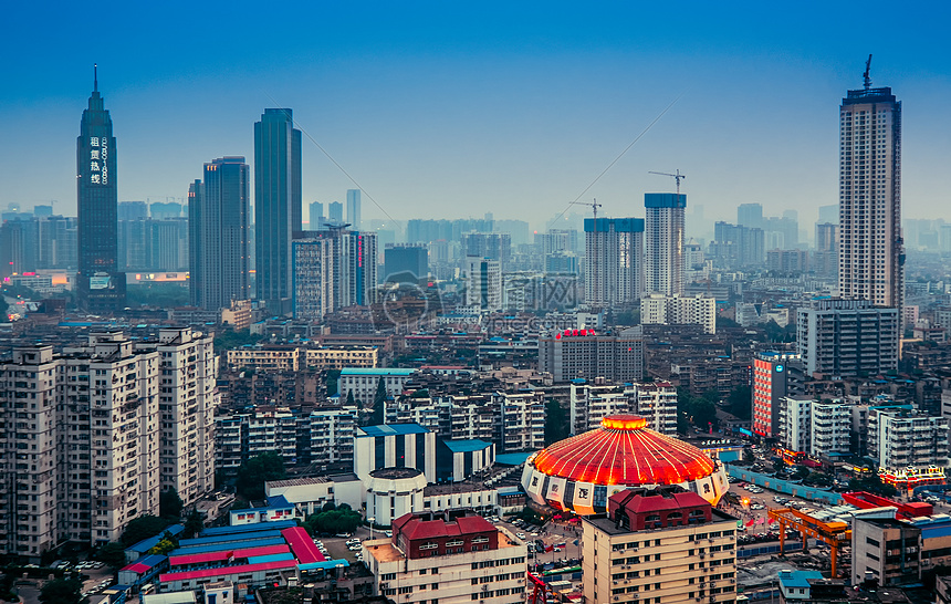 武汉城市风景杂技厅图片