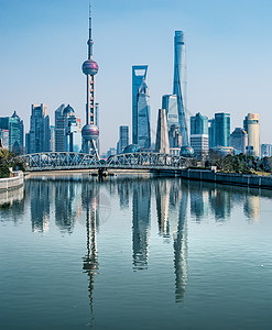 上海地标背景图片
