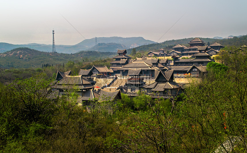 太行山中的古代建筑图片