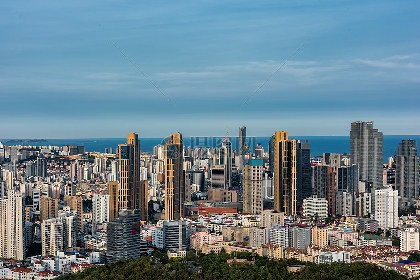 青岛城市天际线图片