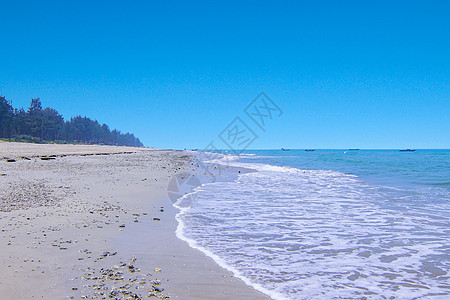 河北秦皇岛海背景