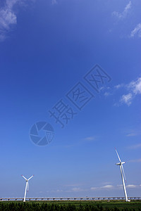环保风力发电背景图片