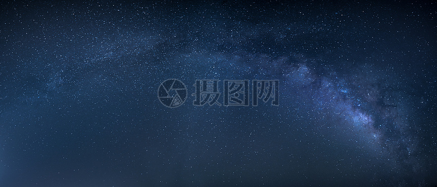 星空银河全景素材图片