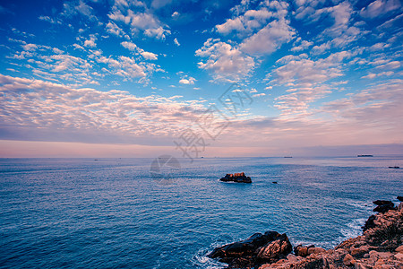 浙江舟山东极岛海水背景背景