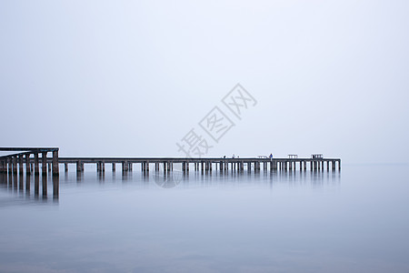 武汉东湖绿道东湖凌波门水面背景