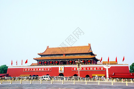 北京天安门广场城楼背景图片