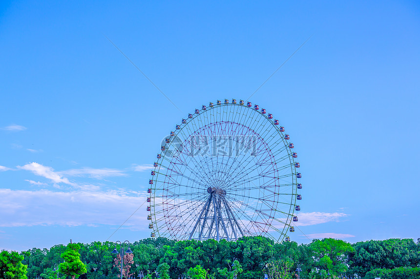 苏州摩天轮公园图片