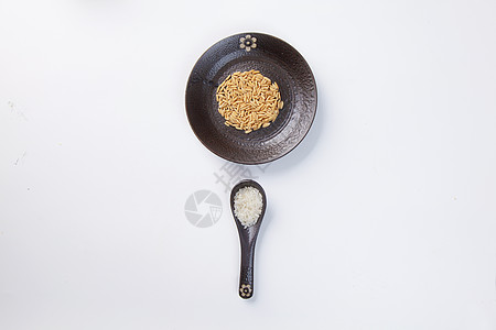 水稻海报谷物米粒背景
