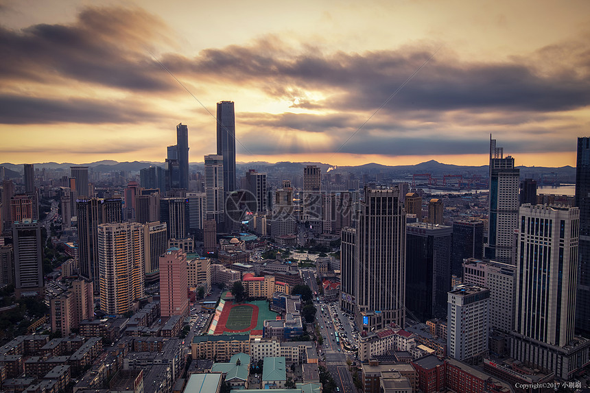 大连城市建筑风光图片