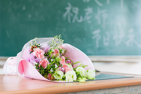 给老师送花教师节送给老师的花背景