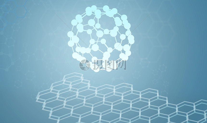 结构分子科技背景图片
