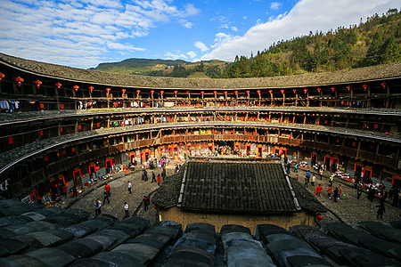 福建土楼南靖土楼高清图片