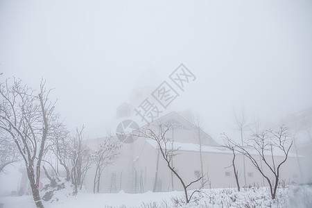 雪屋雪景素材图片