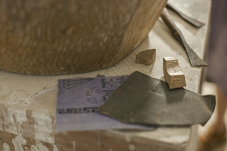 制作木制品的工具材料背景图片