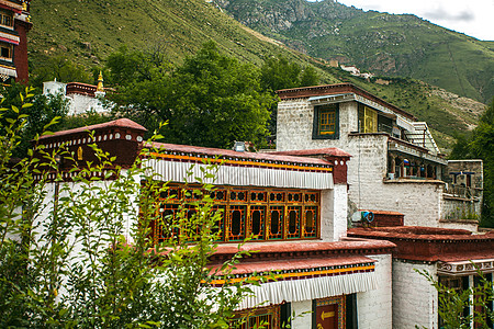 西藏文成公主住所藏民建筑图片